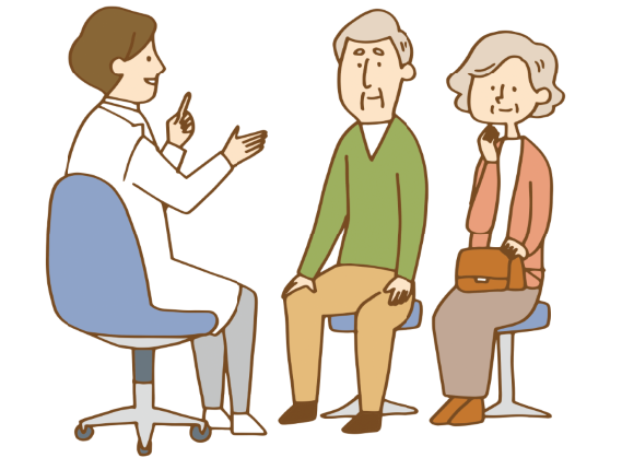 初回ご来院:問診・採血のイメージ